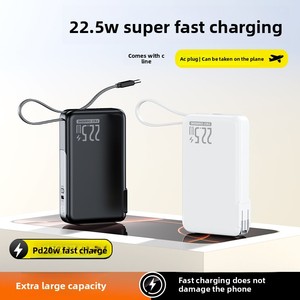 Batería Externa Besiter de Alta Capacidad, Ultra Delgada, de Polímero de Litio, 10000mAh, 22.5W, Carga Rápida Tipo-C, con Adaptador de CA y Cable de Datos - Product Image 6