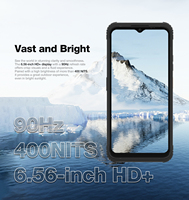 AGM H MAX Ultra 10000mAh OTG Reverse Charge T606 Android 14 16(8+8)GB+256GB 90Hz 4G Téléphone portable robuste