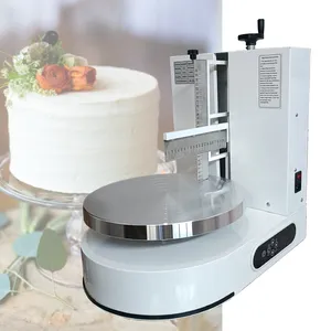 Rivestimento automatico crema di crema spalmabile decorazione depositante macchine torta di compleanno glassa macchina per la glassa per la torta