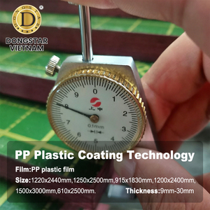 Waterproof Green PP Film Faced Plywood 18mm WBP Glue Reusable Plywood Sheet for Concrete Formwork - Product Image 2