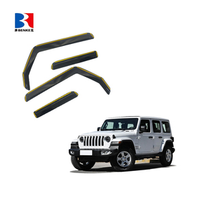 Factory Directly Sell High End In-channel Injection <b>Deflector</b> <b>Window</b> Visor for Jeep WRANGLER 2019 - Product Image 3