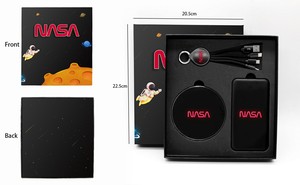 Thiết kế Quà tặng đám cưới cho đi món quà Led Logo ngân hàng điện Set cho newfangled món quà bất ngờ kim loại bút trường mở ra hạn bắt đầu - Product Image 2