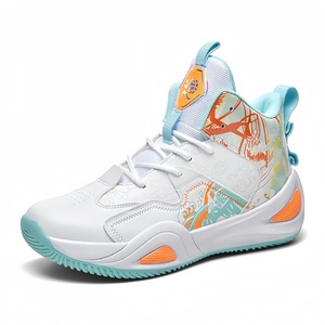 Nouvelles chaussures de <span class=keywords><strong>basket</strong></span>-ball à lacets antidérapantes en mesh à tige haute, confortables toute l'année, semelle extérieure en caoutchouc, respirantes pour hommes et femmes - Product Image 2