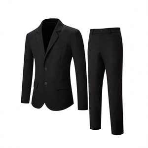 Traje de <span class=keywords><strong>hombre</strong></span> casual formal de dos piezas, corte slim, chaqueta y pantalón de un solo botón, para graduación, <span class=keywords><strong>boda</strong></span>, o eventos de negocios. - Product Image 5