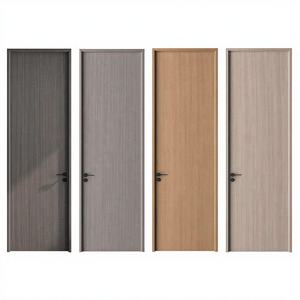 Puertas de Madera Compuesta WPC Precolgadas de Fácil Instalación, Estilo Moderno, Impermeables, para Apartamentos, Villas, Dormitorios, Baños, Cocinas, Oficinas y Escuelas - Product Image 1