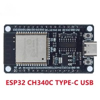 Carte de développement HSW ESP32 CH340C TYPE-C USB BT, CH340C WiFi, ultra faible consommation, double cœur ESP32 ESP-WROOM-32