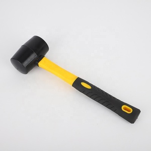 Martillo de seguridad de cabeza dividida con mango recubierto de plástico, martillo de goma elástico para azulejos, decoración del hogar, maquinaria, OEM - Product Image 2