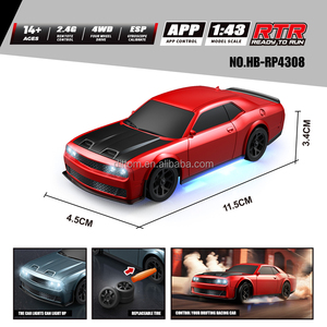 HB-RP430 Auto RC da Corsa e Drift 1/43 2.4G con Controllo APP, 4WD ad Alta Velocità, Giroscopio ESP - Product Image 5