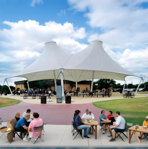 Ngoài trời độ bền kéo pvdf màng cấu trúc sự kiện cảnh quan tán căng dù để che nắng mưa Lều cảnh quan sự kiện - Product Image 6