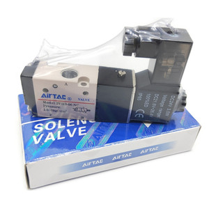 AirTAC-válvula de aire solenoide neumática, 3 y 2 vías, G1/8, 220V, CA, 24V, CC, 12V, CC, 3V110-06 - Product Image 6