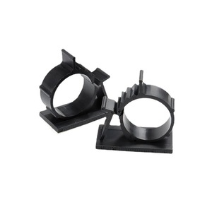 Clips de câblage Litai à base fixe 8mm-25mm PA66 Noir Résistant au feu pour la gestion du câblage de faisceaux - Product Image 1