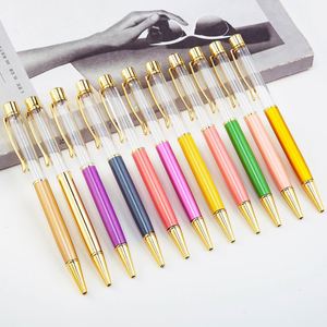 Diamond Crystal <b>Pen</b> Barrel Personalized DIY Oil <b>Refill</b> Ballpoint Tube with Top Crystal for Promotional Gift - Product Image 2