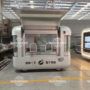 Remorque alimentaire mobile en acier inoxydable pour la vente de restauration rapide, barbecue et snacks - Product Image 1