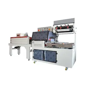 pallet pipe heat battery automatic shrink film cutting wrapping tube machine for carton box