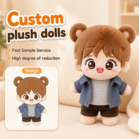 OEM ODM Haute Qualité Professionnel Créez Votre Propre Peluche Personnalisée Mascotte en Peluche Poupées Personnalisées Mascotte Rembourrée
