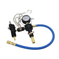 Kit de test de pression de liquide de refroidissement automobile universel 34 pièces pour radiateur et détecteur de fuite de réservoir d'eau