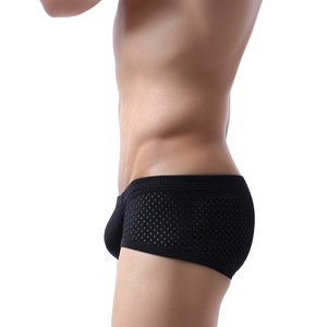 Calzoncillos bóxer de malla para <span class=keywords><strong>hombre</strong></span> al por mayor de fábrica, estilo japonés, finos, sexys, transpirables, de nailon, de talle bajo, comercio exterior <span class=keywords><strong>AliExpress</strong></span> - Product Image 2