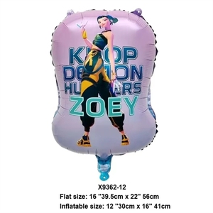 Globos de Demon Hunters de K-Pop, Decoración para Fiestas, Globo de Aluminio de 32 Pulgadas con Figura de Dibujos Animados, Juguetes de Cumpleaños - Product Image 6