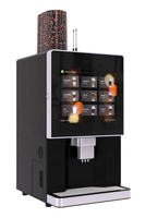 Distributeur automatique de café de table commercial avec fonction SDK, système d'exploitation Android 7.1, connectivité 3G/4G/Wi-Fi, chauffage par chaudière 150-200