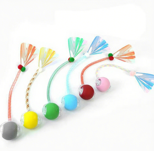 Juguete Interactivo Ecológico Recargable para Gatos, Bola Eléctrica Inteligente de Rueda Rápida para Gatos de Interior con Alfombra de Ejercicio con Dibujos Animados - Product Image 6