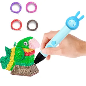 Оптовая Продажа с фабрики, 3D-ручка с мультяшным Кроликом, 1,75 мм, пластиковая нить для 3D-принтера, ручка для детей, рождественский подарок