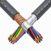 Doppelt Abgeschirmtes Mehradriges 18AWG Verzinntes Kupfer PVC-Mantel 300V Flexibles Abgeschirmtes Kommunikations-Elektrokabel