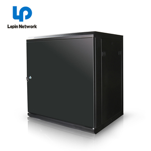 Nignbo lepin a prueba de polvo personalizar 20u 19 pulgadas 6U 9U 12U 18U con bisagras 600x550mm montaje en pared gabinete estante negro Mater puerta - Product Image 4