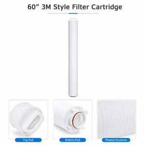 Cartucho de Filtro de Agua Plegado de PP para Sistema de Pretratamiento RO, Filtración de Alto Flujo, Repuesto - Product Image 5