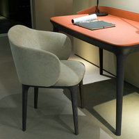 Bureau vintage en bois massif avec tiroir, table et chaise d'étude en laque brillante, moderne et classique, avec étagère pour enfants