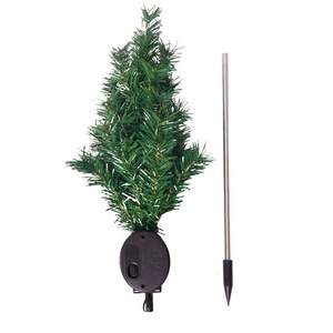 Sapin de Noël solaire Xuhe 70 cm, décoration de jardin extérieure, imperméable, avec éclairage LED, pour les fêtes - Product Image 4