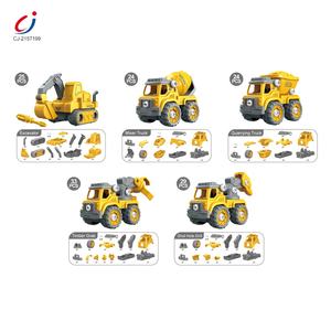 Camion Chengji à démonter, jouet de créativité en gros, 5 en 1, assemblage simulé, jouet de voiture transformable avec musique et éclairage - Product Image 6