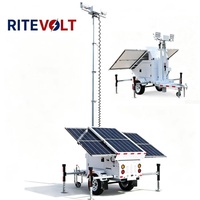 Tarımsal Yollar, Tema Parkları Kullanımı İçin Taşınabilir ve Mobil Güneş Enerjili Güvenlik Aydınlatma Treyleri - Ritevolt RST-3P
