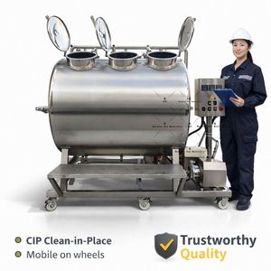 Customized Stainless Steel CIP tank Automatic Portable CIP System Washing Machine CIP System - Product Image 4