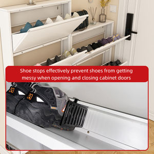 Mueble Zapatero Metálico Ultra Delgado de 12.2CM para Montar en la Pared, Organizador de Zapatos para un Recibidor Ordenado, Venta al por Mayor - Product Image 4