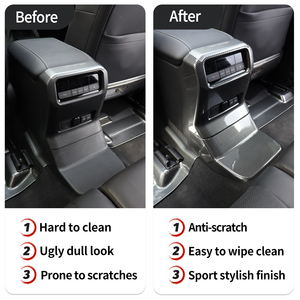 Para <span class=keywords><strong>Toyota</strong></span> <span class=keywords><strong>Land</strong></span> <span class=keywords><strong>Cruiser</strong></span> LC250 Prado, Cubierta de Consola Central Trasera de Fibra de Carbono 2024-2026, Kit <span class=keywords><strong>Protector</strong></span> de Marco de Ventilación de Aire, Juego Completo - Product Image 5