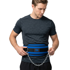 Factory Price Gym Fitness <b>Exercise</b> Neoprene Soft Breathable Power Lifting Compression Dip <b>Belt</b> Protection Wholesale Comfortable - Product Image 1
