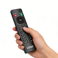 Télécommande d'apprentissage OEM ODM pour boîtier TV Android intelligent avec commande vocale pour utilisation à distance