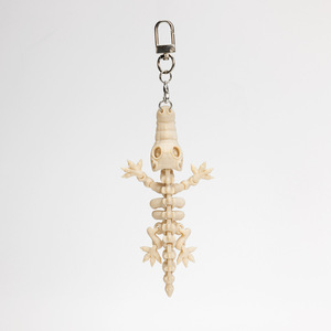 Porte-clés crocodile imprimé en 3D Gzyuyou 2026, articulations mobiles, pendentif crâne squelette, jouet créatif et tendance pour sacs à dos, clés, animaux - Product Image 4