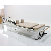 2025 Senrui livraison directe Yoga exercice noir aluminium réformateur Pilates avec boîte
