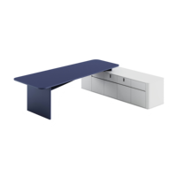 Bureau de direction modulaire moderne OEM avec prise de courant magnétique pour mobilier de bureau de PDG/Directeur