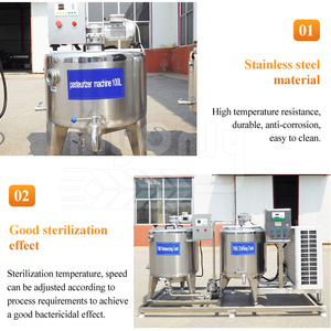 Quy mô nhỏ của tôi VAT tiệt trùng bể kem sữa tiệt trùng và homogenizer - Product Image 4