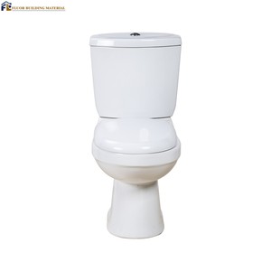 Venta al por mayor de fábrica, CE estándar europeo, artículos sanitarios redondos sin montura, baño montado en el suelo, inodoro de cerámica de dos piezas - Product Image 2