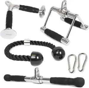 Barre de traction de corde de Triceps, barre en V avec câble de Rotation, accessoires de Machine pour la salle de sport à domicile