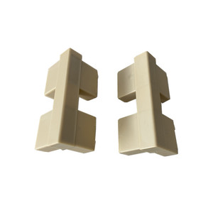 Connecteurs d'angle pour tiroirs Huayi Parts Y100, couleur bois naturel, en plastique, pour l'assemblage de meubles. - Product Image 1