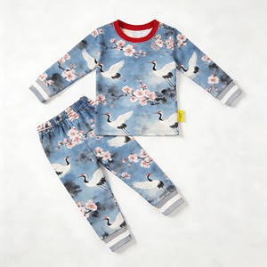 Collezione di Pigiami per Bambini in Bambù, Set da Notte in 2 Pezzi, Produzione Diretta ODM, Vendita all'Ingrosso, Spedizione Rapida, Qualità Premium - Product Image 1