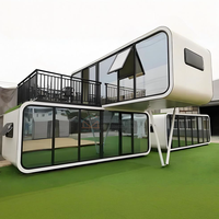 Cabine Apple préfabriquée extérieure respirante, bureau modulaire personnalisé, appartement, salle de bain, cuisine, hôtel de luxe en conteneurs d'acier