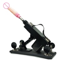 Großhandel Verstellbare Sexspielzeuge für Erwachsene Frauen, Leistungsstarke Automatische Schub-Dildo-Maschinen-Masturbatoren mit Aufsätzen