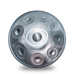 Alat genggam perak baja tahan karat D Kurd 9-Note Drum tangan Air perak Cloud - Product Image 1