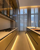 Meubles de cuisine Vermonhouzz House Design, prêts à assembler, ensemble de meubles de cuisine, finition mate, meubles de cuisine encastrés