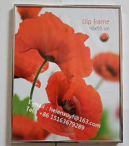 2025 Hot Selling A0 A1 A2 A3 A4 Metal Picture <strong>Frame</strong> Golden Silver Alloy <strong>Aluminium</strong> <strong>Photo</strong> <strong>Frame</strong> - Product Image 2